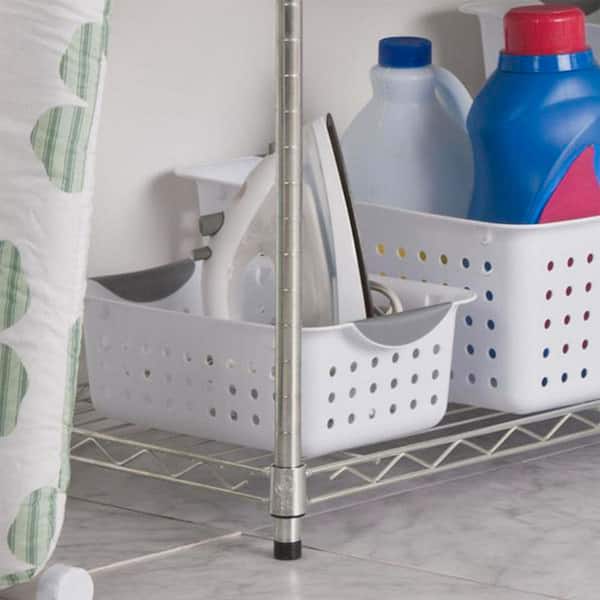 Everyday Living Small White Storage Basket, 1 ct - Fry's Food Stores