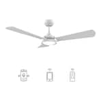 CARRO Daisy 36 in. Dimmable LED Indoor White Smart Ceiling Fan with Light  and Remote, Works with Alexa and Google Home HS363V2-L12-W1-1-FM - The Home  Depot
