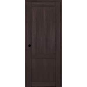 2-Panel Shaker 36in. x 80in. Right-Hand Veralinga Oak Composite Solid Core DIY-FRIENDLY Single Prehung Interior Door