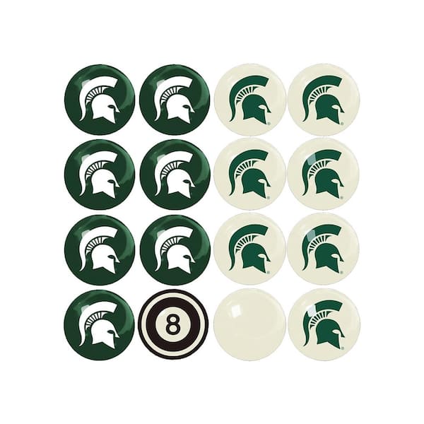 IMPERIAL Michigan State Home Versus Away Billiard Ball Set