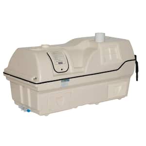 Centrex 3000 Non-Electric Waterless Ultra High Capacity Central Composting Toilet System in Bone