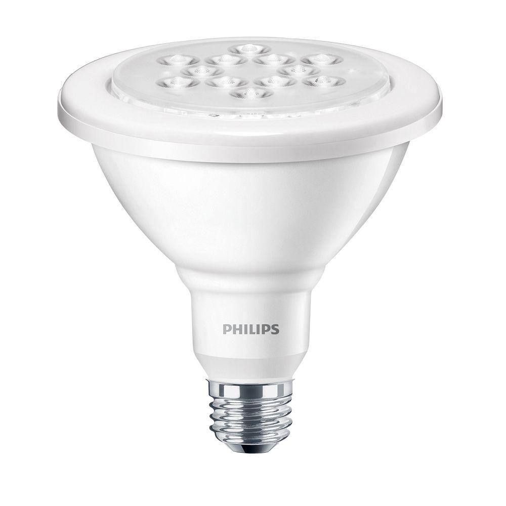 Philips 90 Watt Equivalent Par38 Led Wet Rated Outdoor And Security Flood Bright White 3000k 435008 The Home Depot
