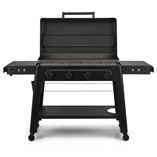 Irontop 4-Burner Griddle 36 in. Propane Flat Top Grill in Black