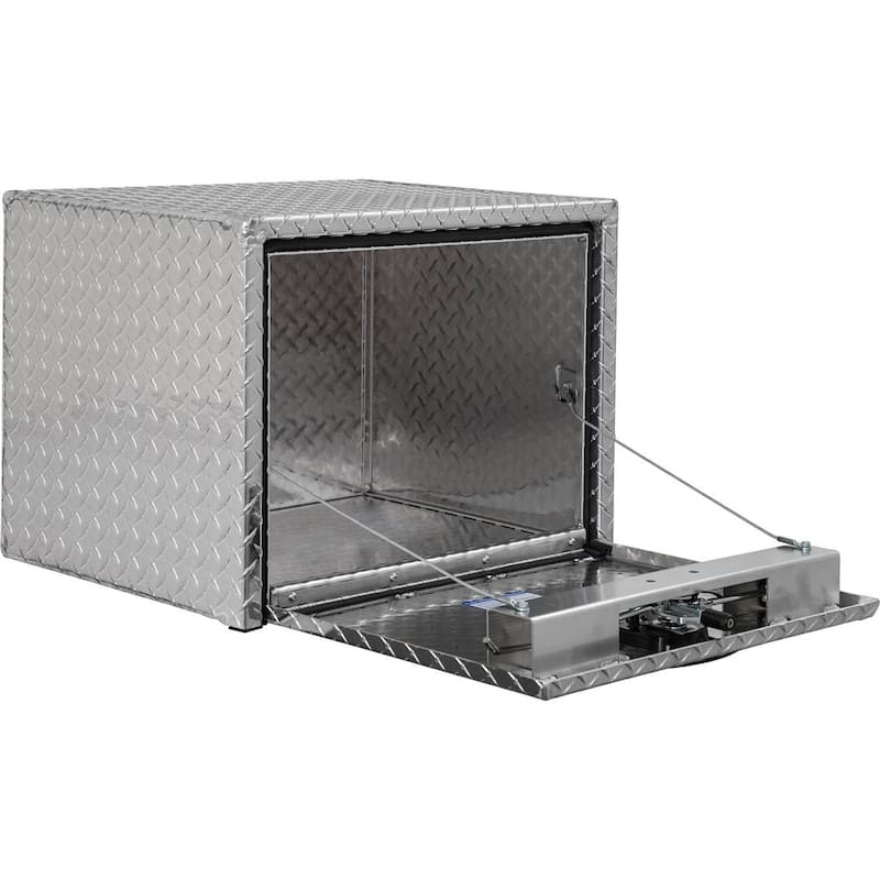 18 in. x 18 in. x 24 in. Diamond Plate Tread Aluminum Underbody Truck Tool Box