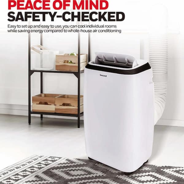 6,000 BTU Portable Air Conditioner HM0CESAWK6 Cools 450 Sq. Ft. with Dehumidifier in White