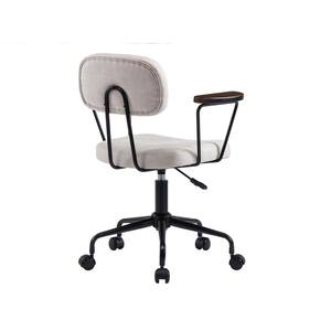 Beige Fabric Modern Leisure Office Chair