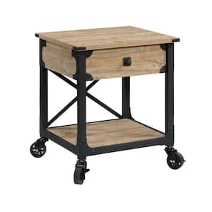 Steel River 23 in. Milled Mesquite End/Side Table