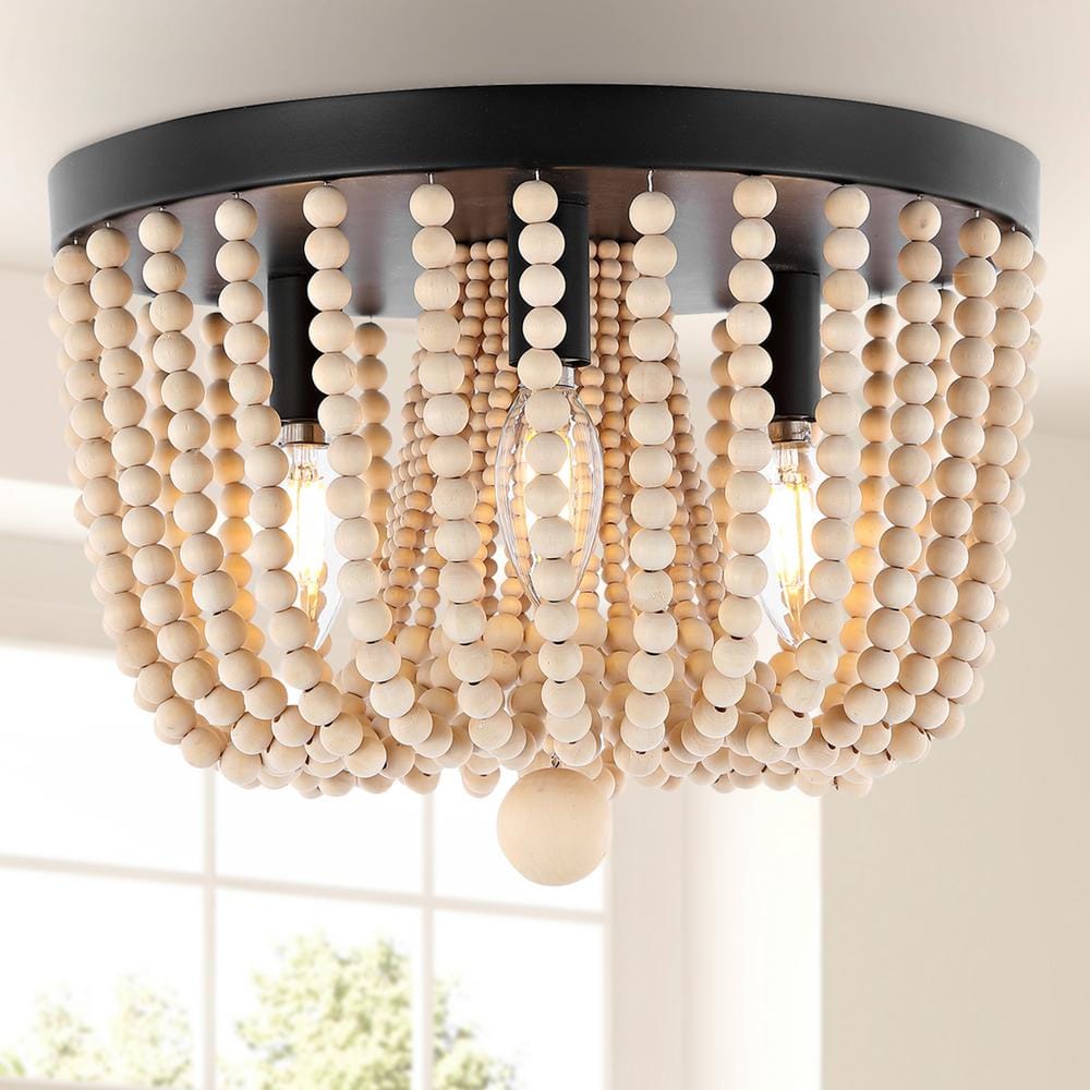 JONATHAN Y Eivissa 13 in. Oil Rubbed Bronze 3-Light Coastal JONATHAN Y Eivissa 13 in. Oil Rubbed Bronze 3-Light Coastal
