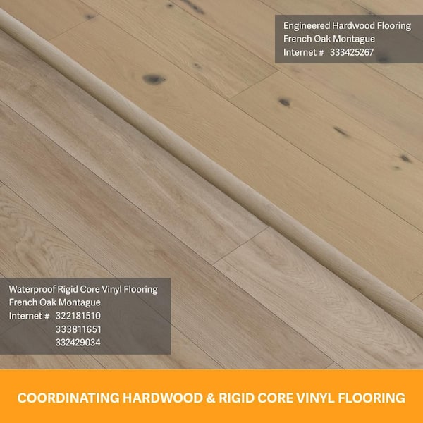 Malibu Wide Plank French Oak Montague 9.13 in. W x 60 in. L Rigid