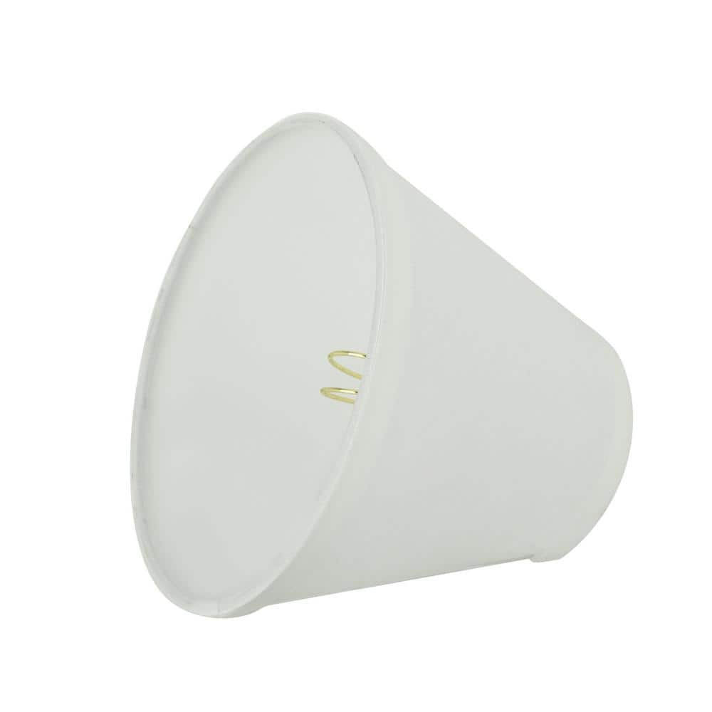 Off-White Linen Empire Lamp Shades for Chandeliers, Set of 6