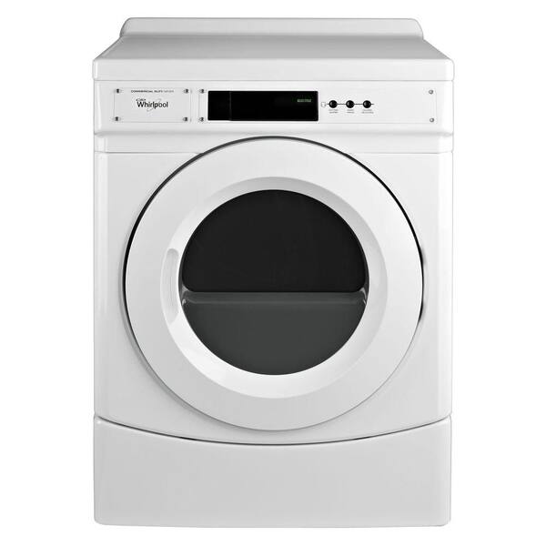 Whirlpool 6.7 cu. ft. Commercial Gas Dryer in White