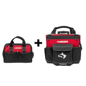 14 in. Rolling Tool Bag with Stackable 12 in. Tool Bag