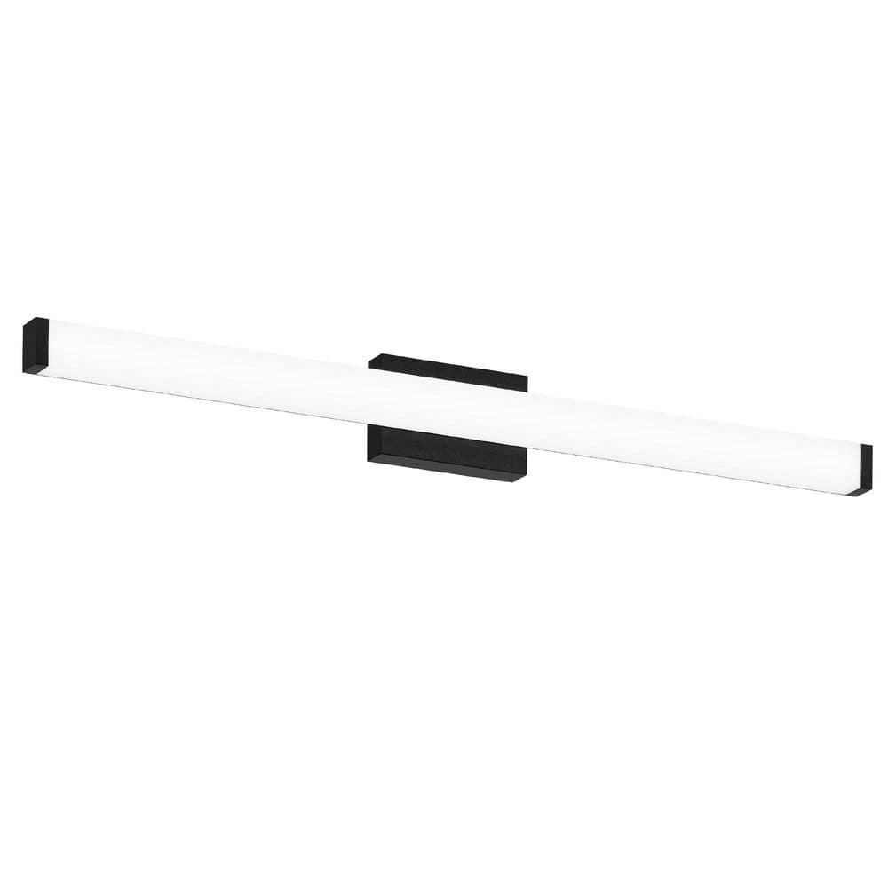 41 in. 1-Light Black Modern Dimmable LED Vanity Light Bar 6000K Mirror Light with Acrylic Shade price history on PriceWatchPro
