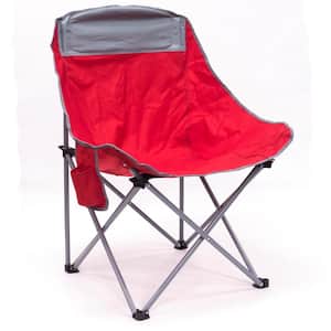 Red Folding Bucket Chair
