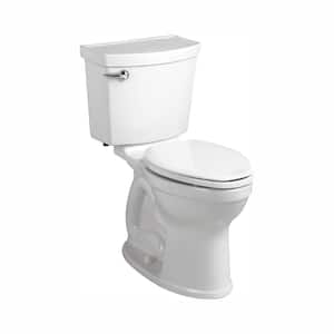 Champion 4 Max Tall Height 2-Piece High-Efficiency 1.28 GPF Single Flush Round Toilet in White, Seat Not Included