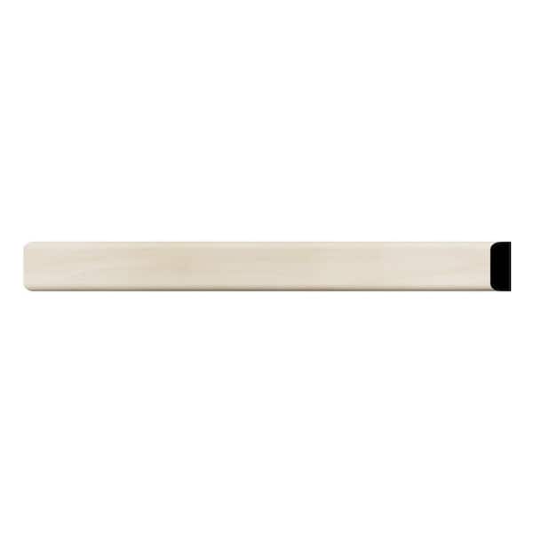 Ekena Millwork WM142 0.25 in. D x 0.75 in. W x 96 in. L Wood (Poplar) Chair Rail Molding