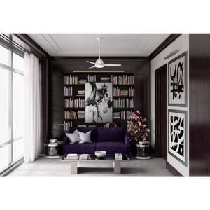 Wisp 44 in. LED Indoor Fresh White Ceiling Fan with Remote