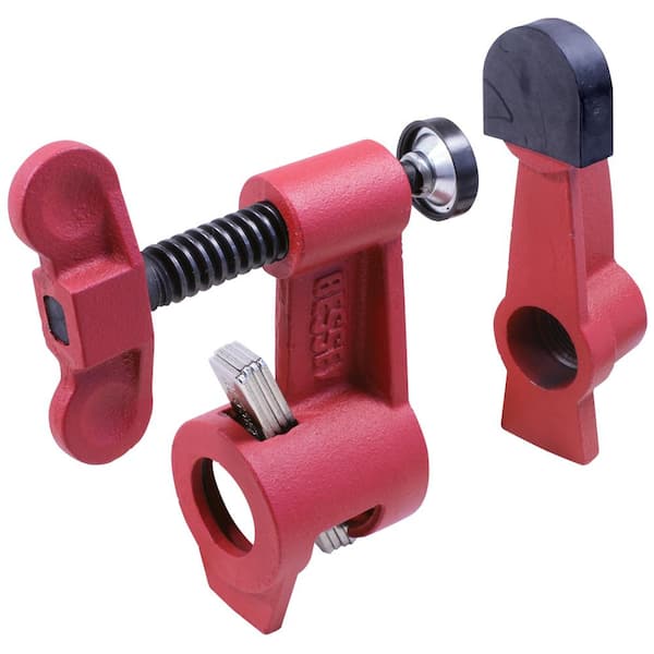 3/4 in. Capacity Pipe Clamp Fixture Set with 3-1/4 in. Throat Depth