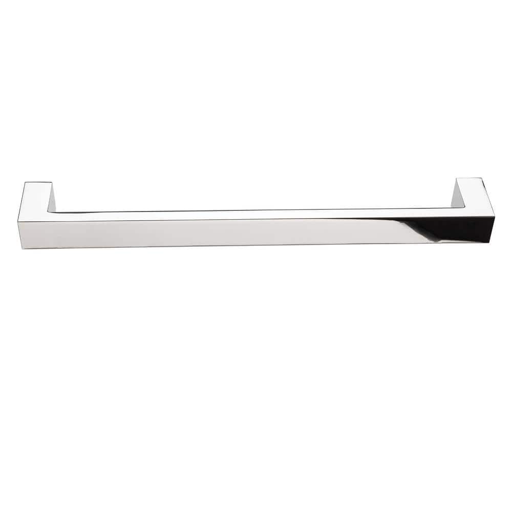 Architectural 12" Polished Nickel Rectangular Appliance Bar Pull