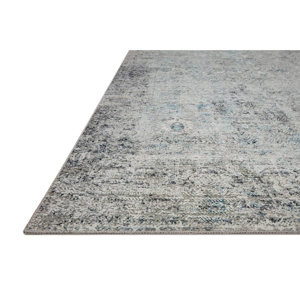 Drift Ivory/Silver 2 ft. 6 in. x 9 ft. 6 in. Contemporary Abstract Runner Rug