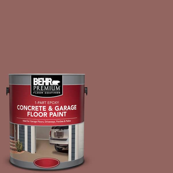 BEHR Premium 1 gal. #PFC-09 Giant Sequoia 1-Part Epoxy Satin Interior/Exterior Concrete and Garage Floor Paint