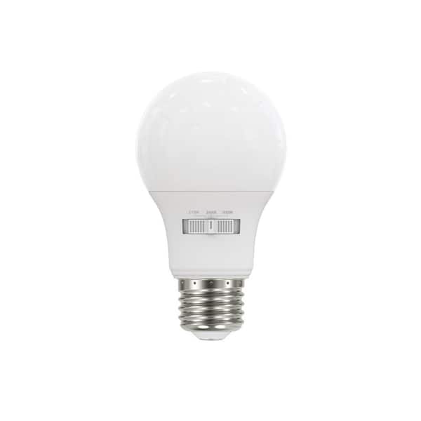 PRIVATE BRAND UNBRANDED 60-Watt Equivalent A19 Non-Dimmable LED Light Bulb 3 CCT (16-Pack)