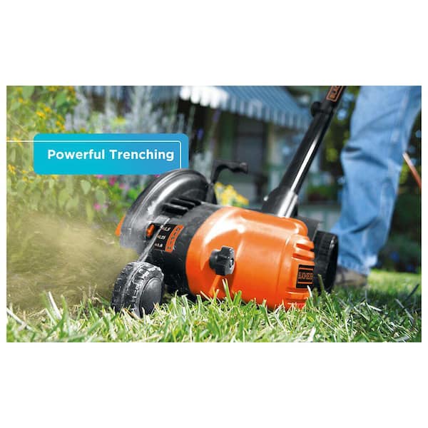 BLACK+DECKER 7.5 in. 12 Amp Corded Electric 2-in-1 Lawn