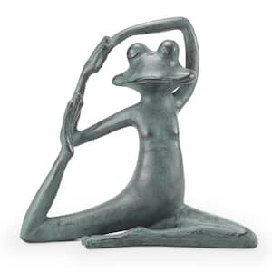 Relaxed Yoga Frog Garden Statue