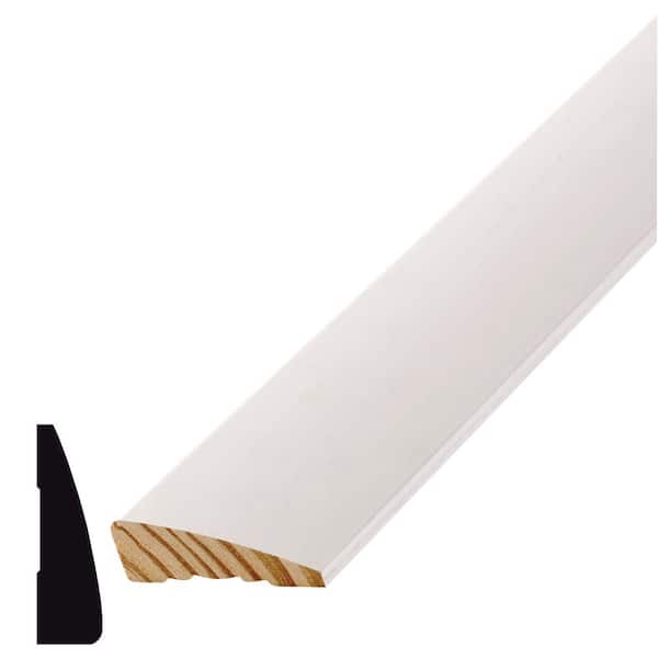 AlexDirect WM 316 11/16 in. x 2-1/4 in. x 84 in. Primed Finger-Jointed Pine Wood Pre-Mitered Casing Set (3-Piece)