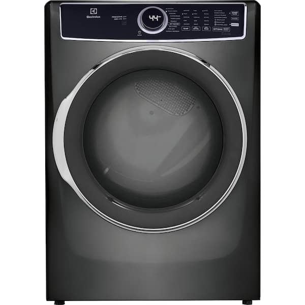 Electrolux 8 cu. ft. Titanium Front Load Perfect Steam Gas Dryer with LuxCare Dry and Instant Refresh