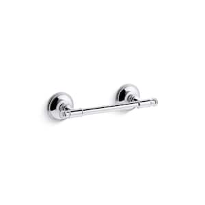 Eclectic Wall Mounted Toilet Paper Holder in Polished Chrome