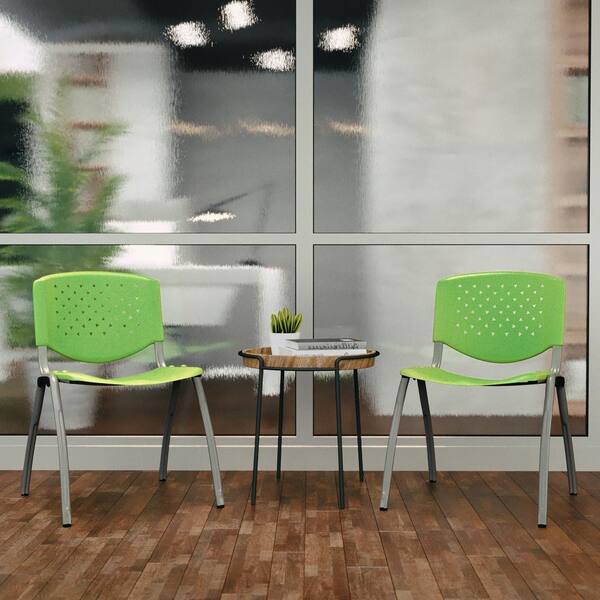 Carnegy Avenue Plastic Stackable Chair in Green CGA-RUT-226256-GR