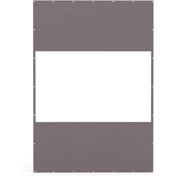 Tunearary 10 ft. x 7 ft. Awning Waterproof Patio Screen Room Divider, Heavy Duty Outdoor Clear Panel 18 oz PVC Polyester Curtain