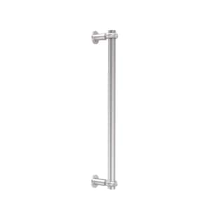 Contemporary 18 in. Back to Back Shower Door Pull in Polished Chrome