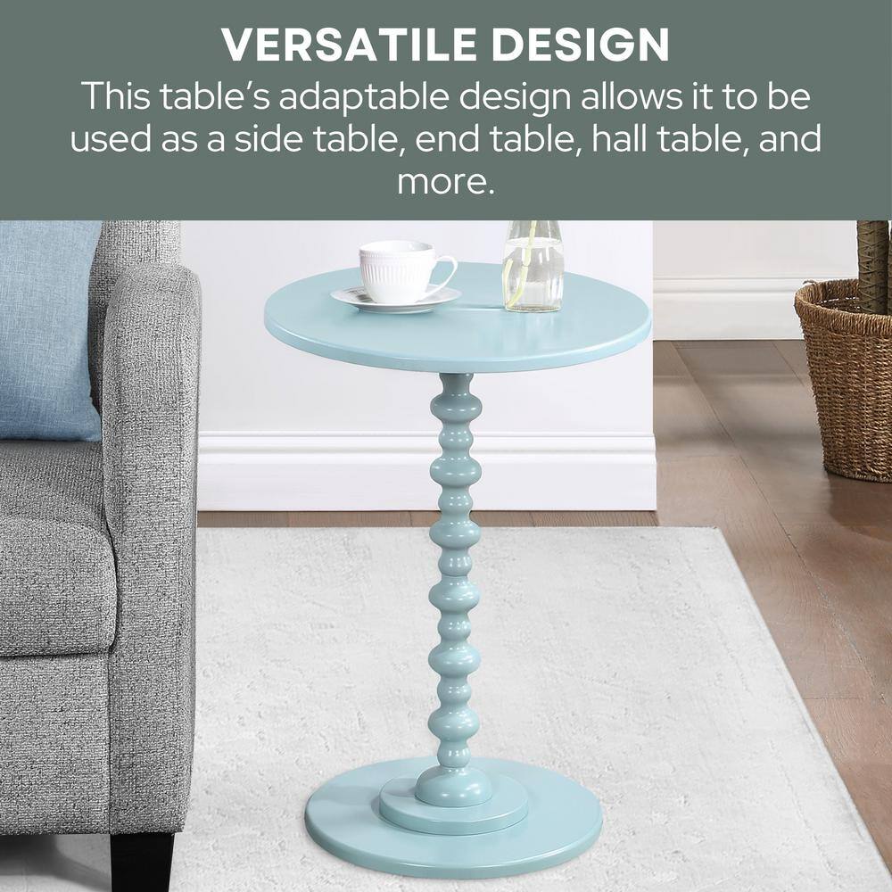 Palm Beach Blue Spindle Table - thumbnail 7