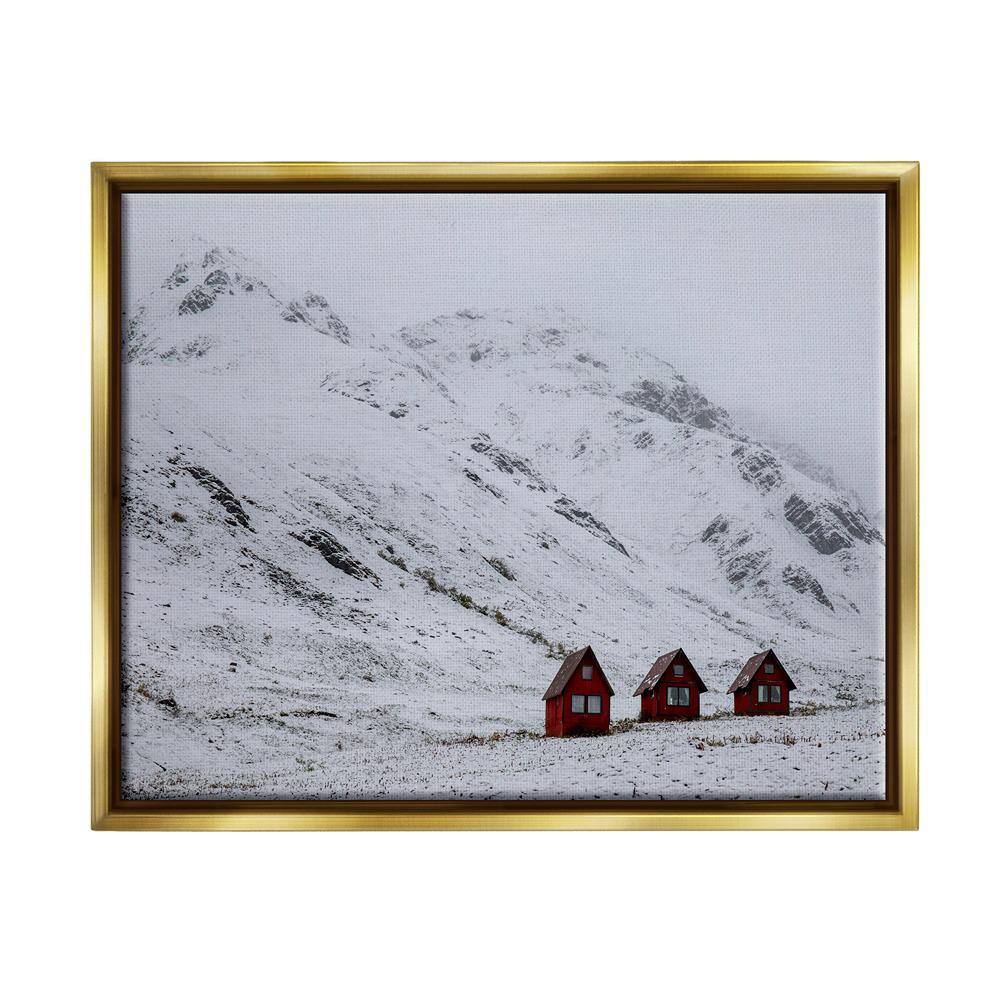 Snowy Mountain Pass by Daniel Sproul 1-Piece Floater Frame Graphic Print Nature Poster Art Print 21 in. x 17 in. price history on PriceWatchPro