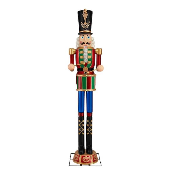 Home Accents Holiday 8 ft. LED Giant Sized Nutcracker Holiday Yard Decoration