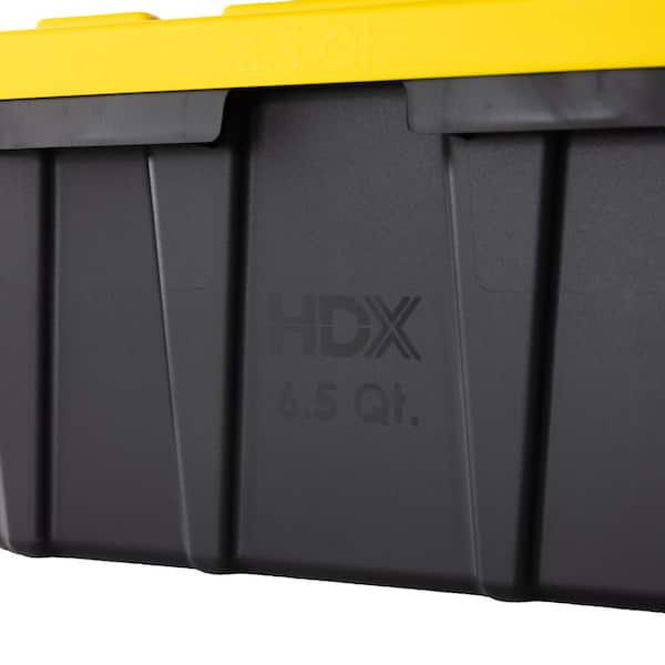 Reviews for HDX 6.5-Qt Tough Storage Tote in Black with