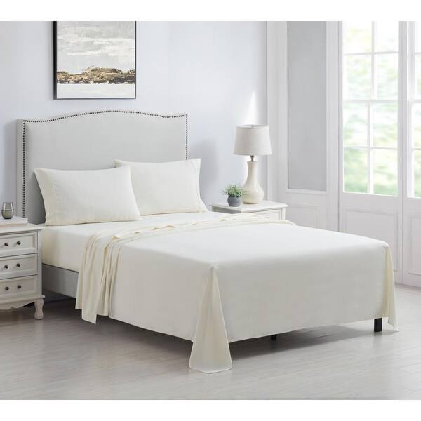 thumbnail image 2 of SONORO KATE Luxury Microfiber Bed Sheets Set, 1800 Series, 4 Pieces, King, Beige 2 of 11