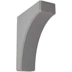 3-1/2 in. x 12 in. x 10 in. Pebble Grey Clarksville Wood Vintage Decor Bracket