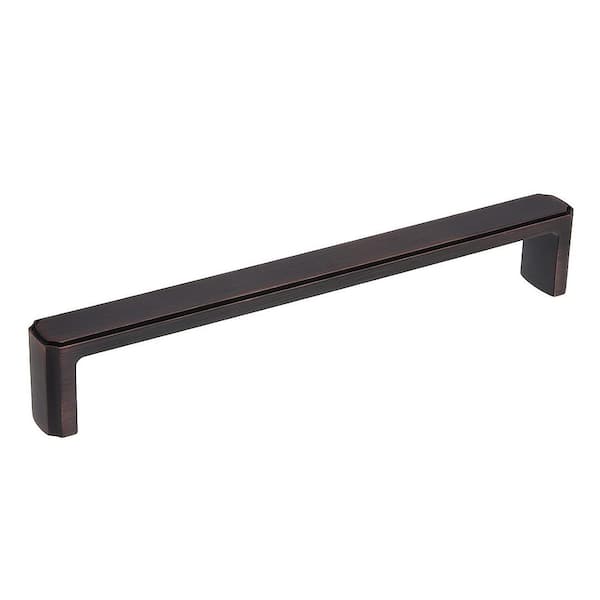 Richelieu Hardware Lorraine Collection 7 9/16 in. (192 mm) Brushed Oil-Rubbed Bronze Transitional Cabinet Bar Pull