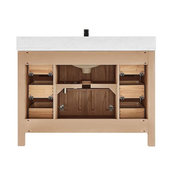 ROSWELL Shenzhen 48 in.W x 22 in.D x 33.9 in.D Single Bath Vanity