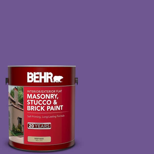 1 gal. #P570-6 Classic Waltz Flat Interior/Exterior Masonry, Stucco and Brick Paint
