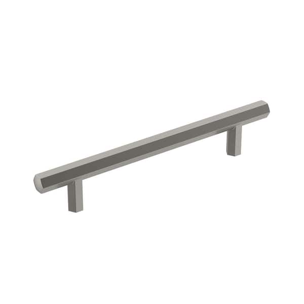 Caliber 5-1/16 in. (128mm) Modern Satin Nickel Bar Cabinet Pull