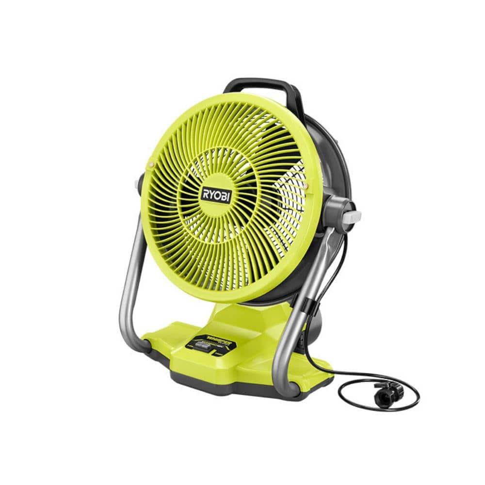 RYOBI ONE+ 18V Cordless Hybrid WHISPER SERIES 12 in. Misting Air