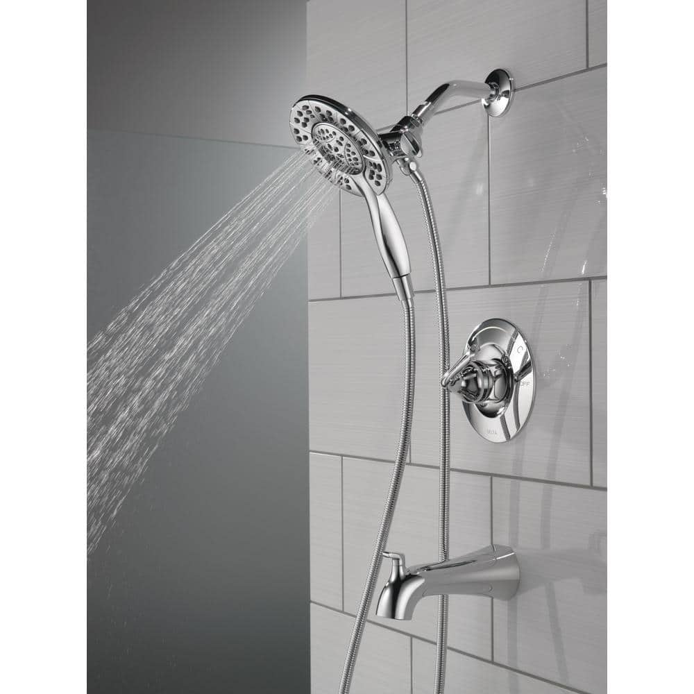 Chrome Dual-Function Wall Mounted Shower Faucet Set