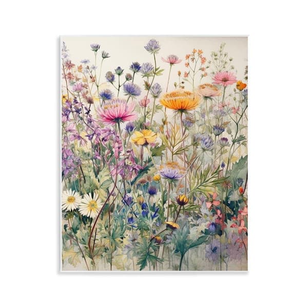 Mixed Wild Flowers by Ryley Gray Unframed Graphic Art Print Nature 11 in. x 14 in.