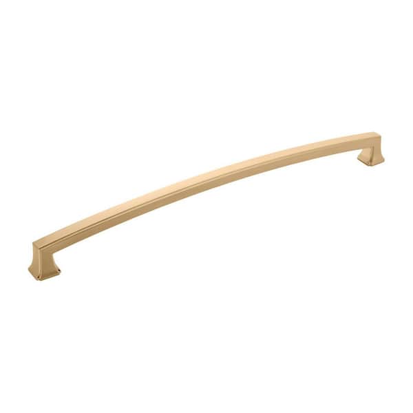 Bridges Collection 12 in. (305mm) Center to Center Champagne Bronze Bar Cabinet Pull (5-Pack)