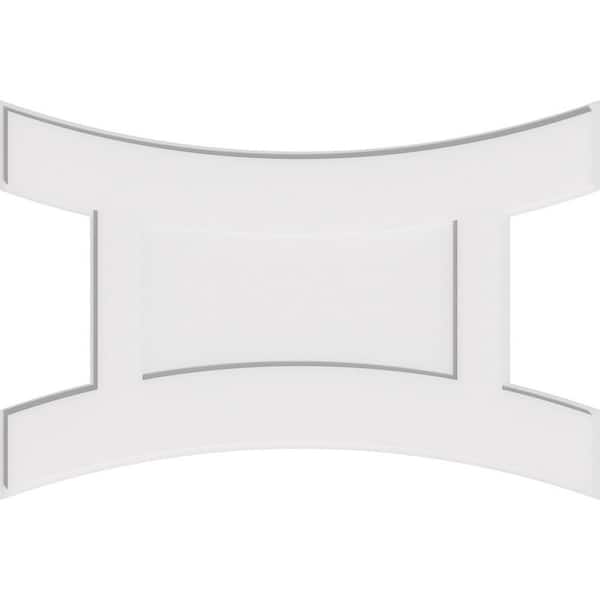 Ekena Millwork 1 in. P X 38 in. W X 25-3/8 in. H Haven Architectural Grade PVC Contemporary Ceiling Medallion