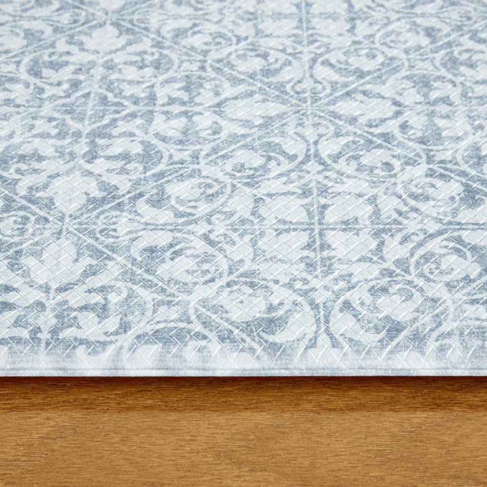 Comfort Plus Blue Rectangular Memory Foam Anti-Fatigue Mat